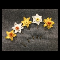 Crochet Daffodil Pins £10